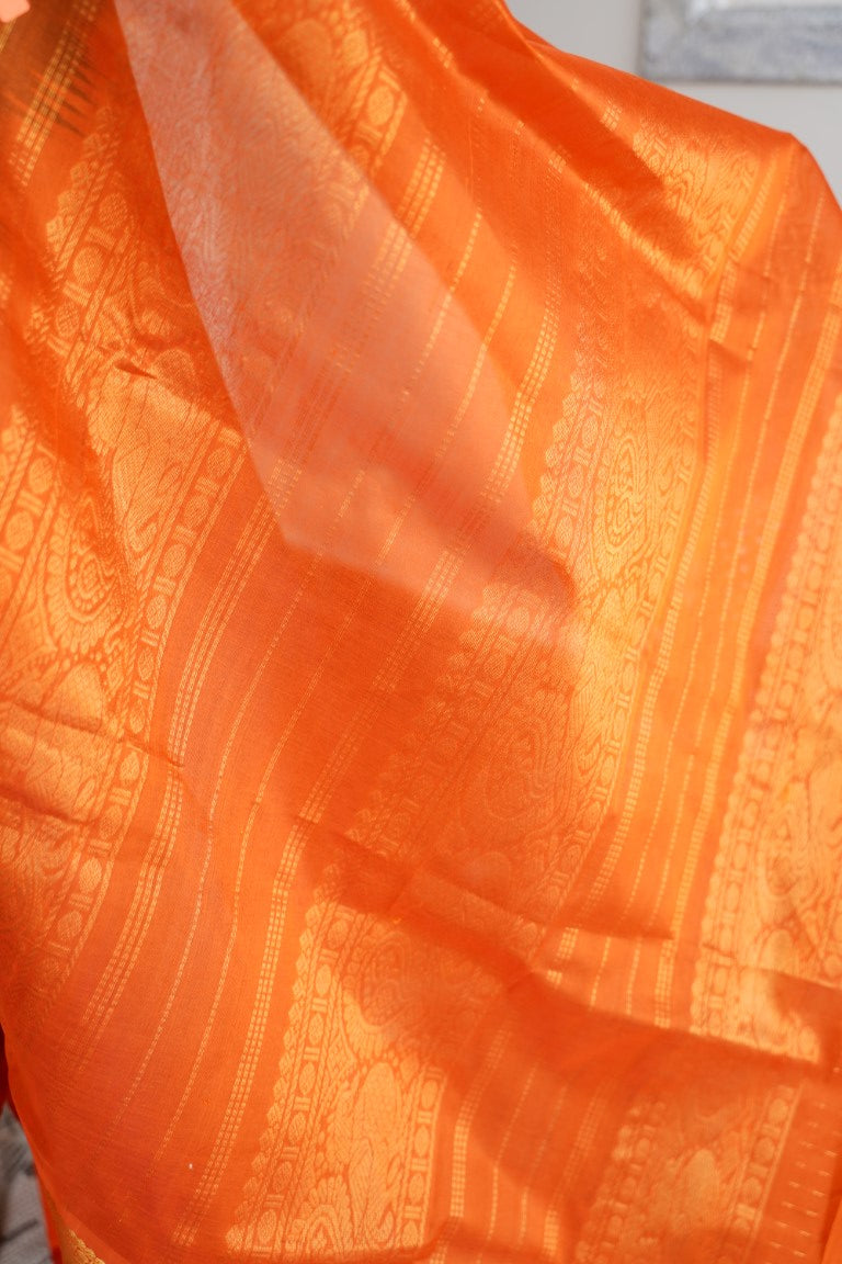 Kanchi Handloom Silk Cotton Saree PC13648