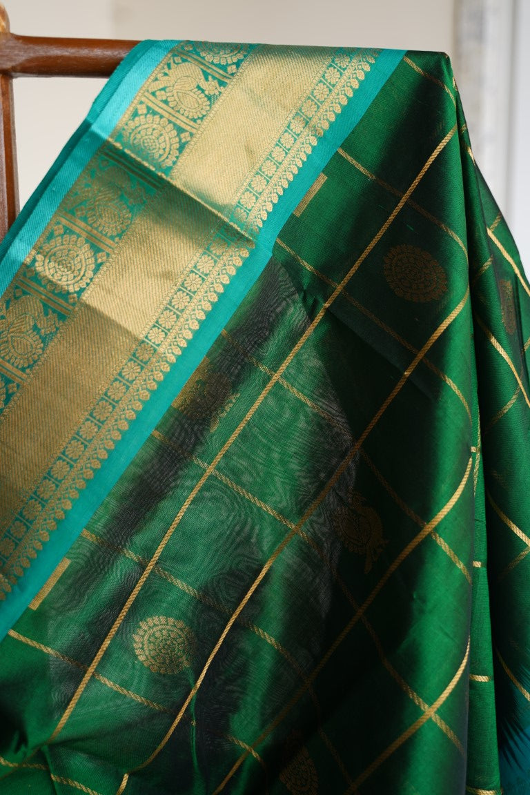 Kanchi Handloom Silk Cotton Saree PC13658