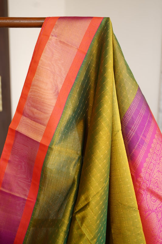 Kanchi Handloom Silk Cotton Saree PC13649