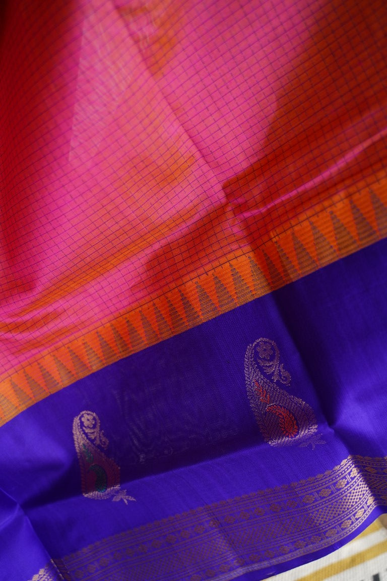 Kanchi Handloom Silk Cotton Saree PC13671