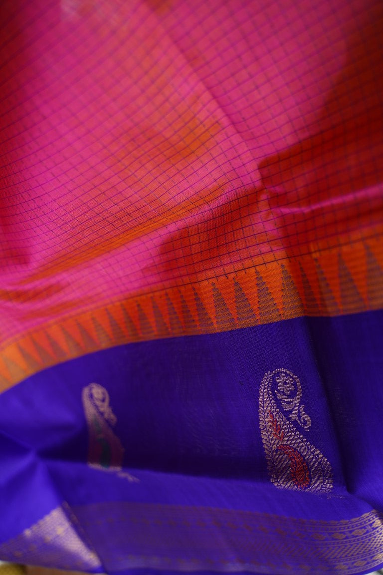 Kanchi Handloom Silk Cotton Saree PC13671