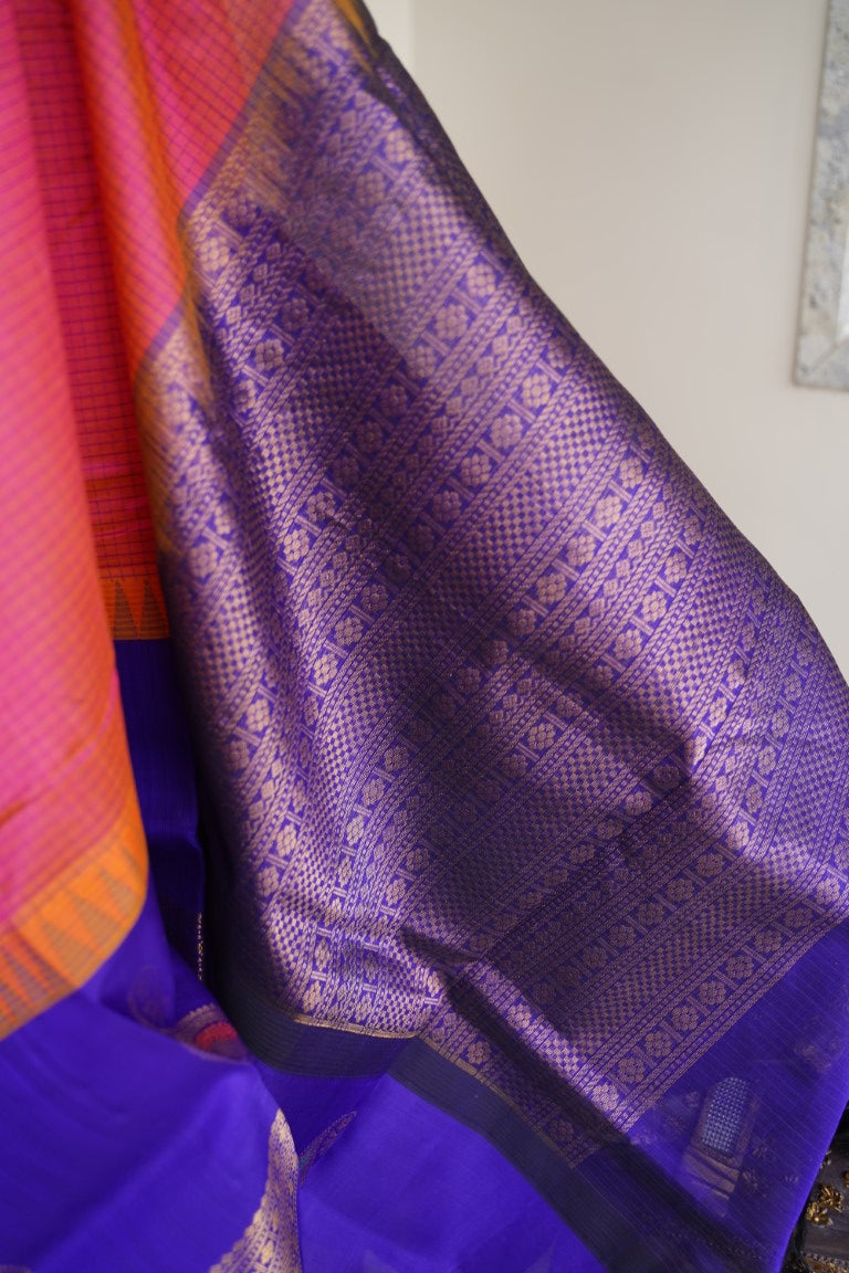 Kanchi Handloom Silk Cotton Saree PC13671