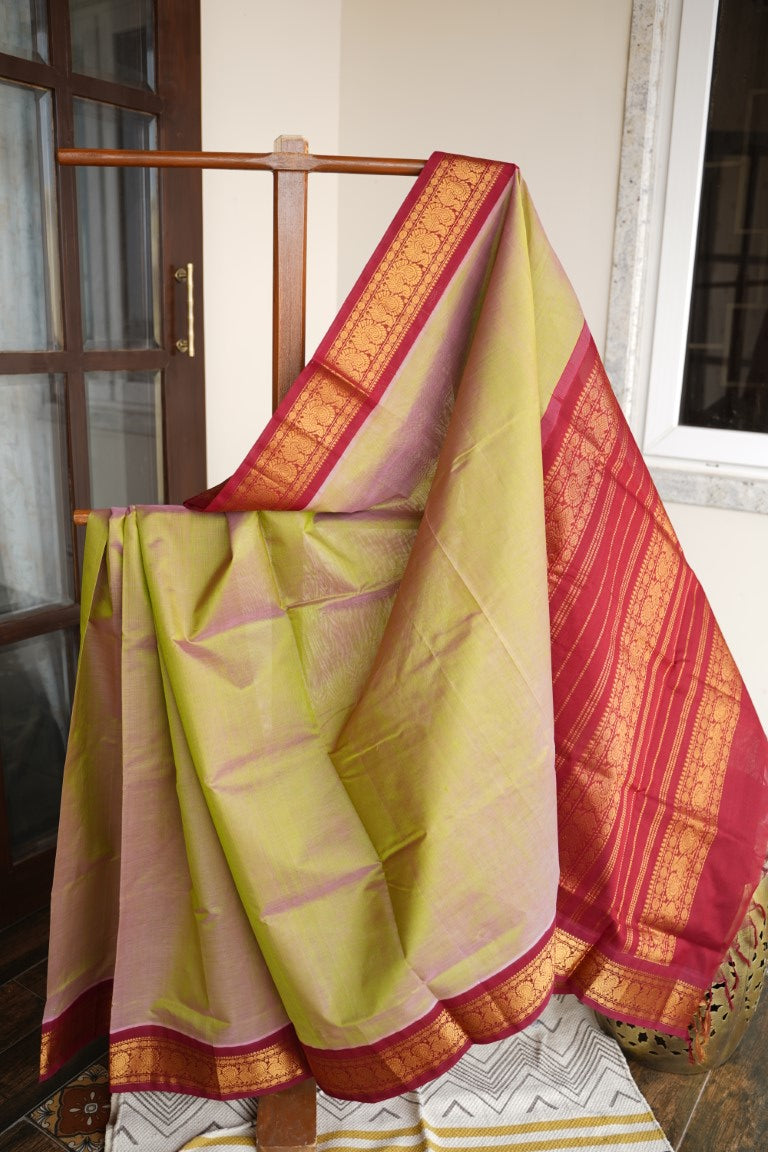 Kanchi Handloom Silk Cotton Saree PC13689