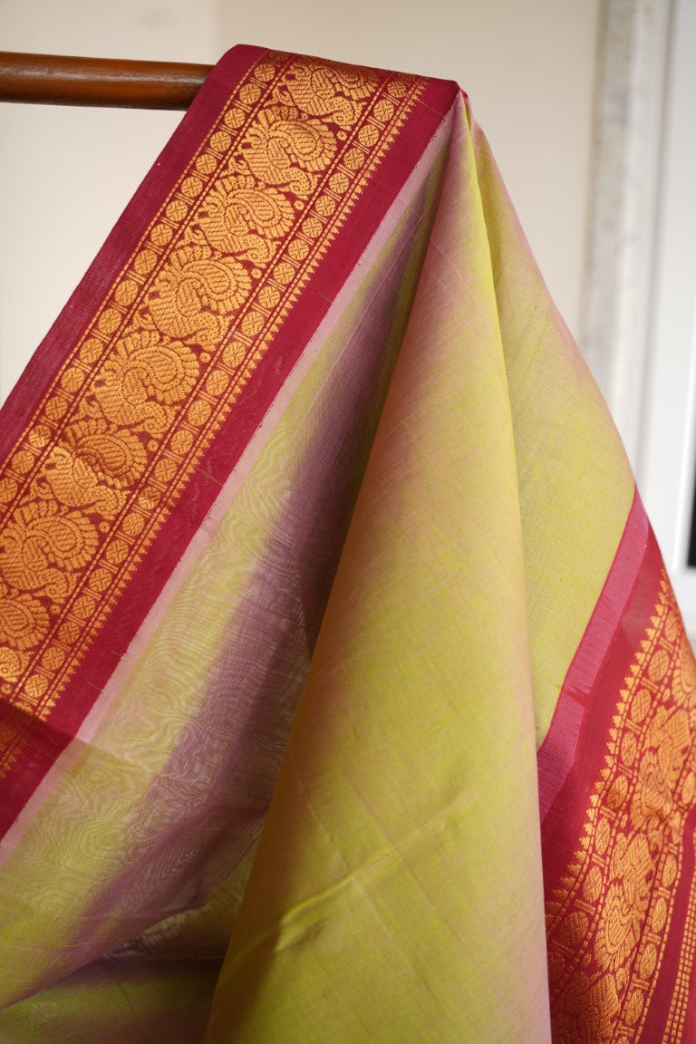 Kanchi Handloom Silk Cotton Saree PC13689