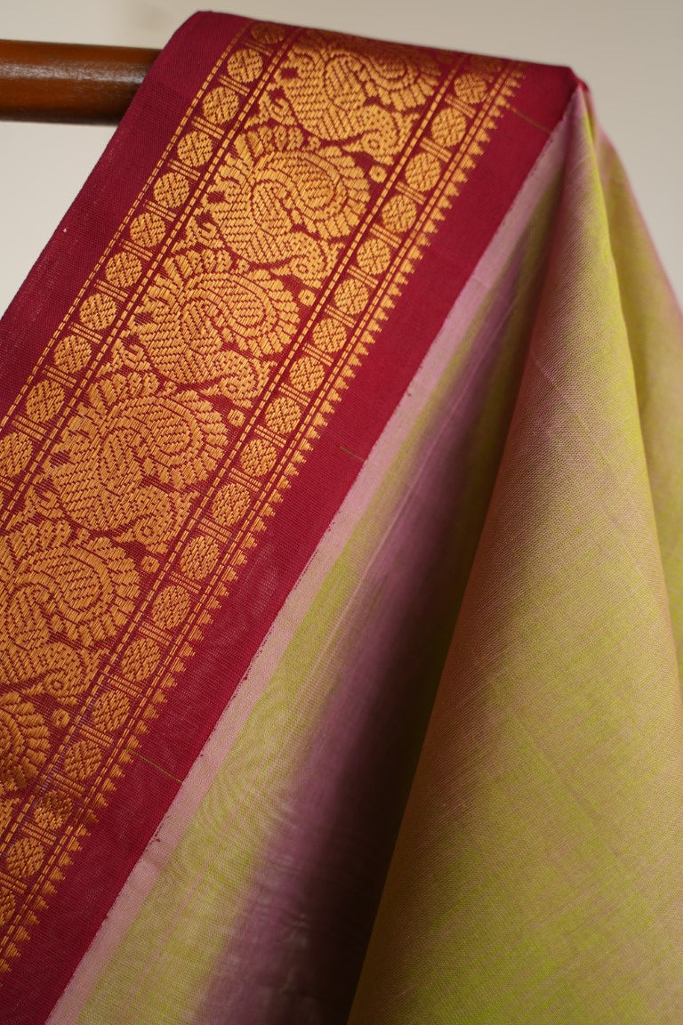 Kanchi Handloom Silk Cotton Saree PC13689