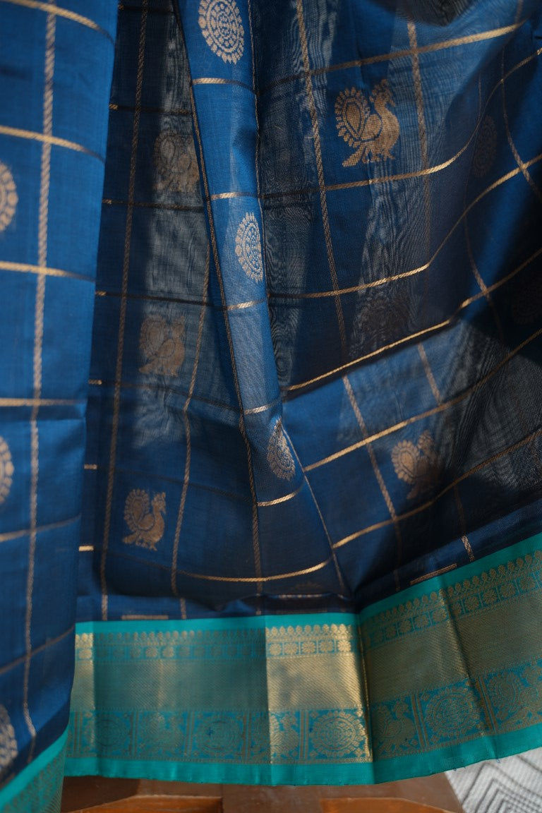 Kanchi Handloom Silk Cotton Saree PC13660