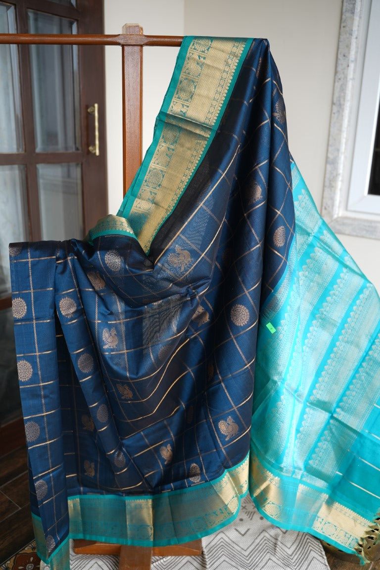 Kanchi Handloom Silk Cotton Saree PC13660