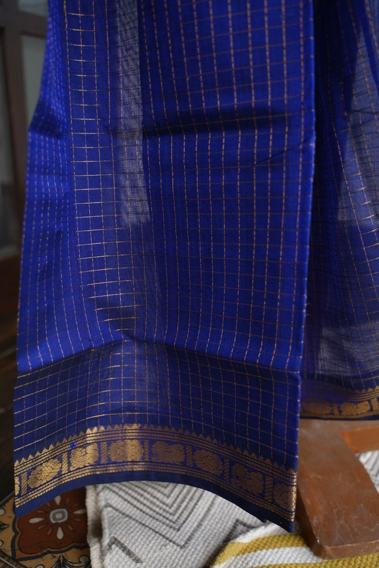 Kanchi Handloom Silk Cotton Saree PC13665