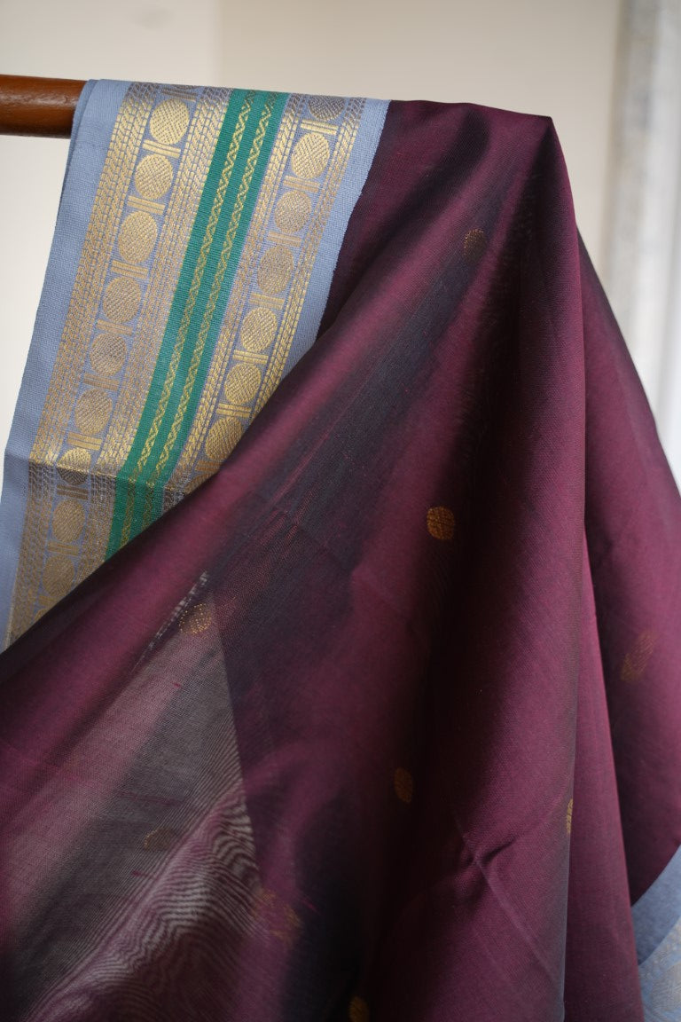 Kanchi Handloom Silk Cotton Saree PC13667