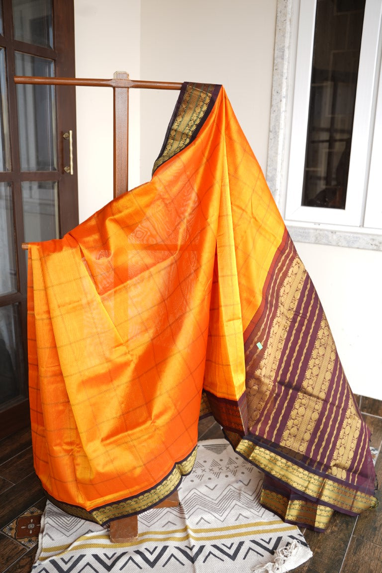 Kanchi Handloom Silk Cotton Saree PC13644