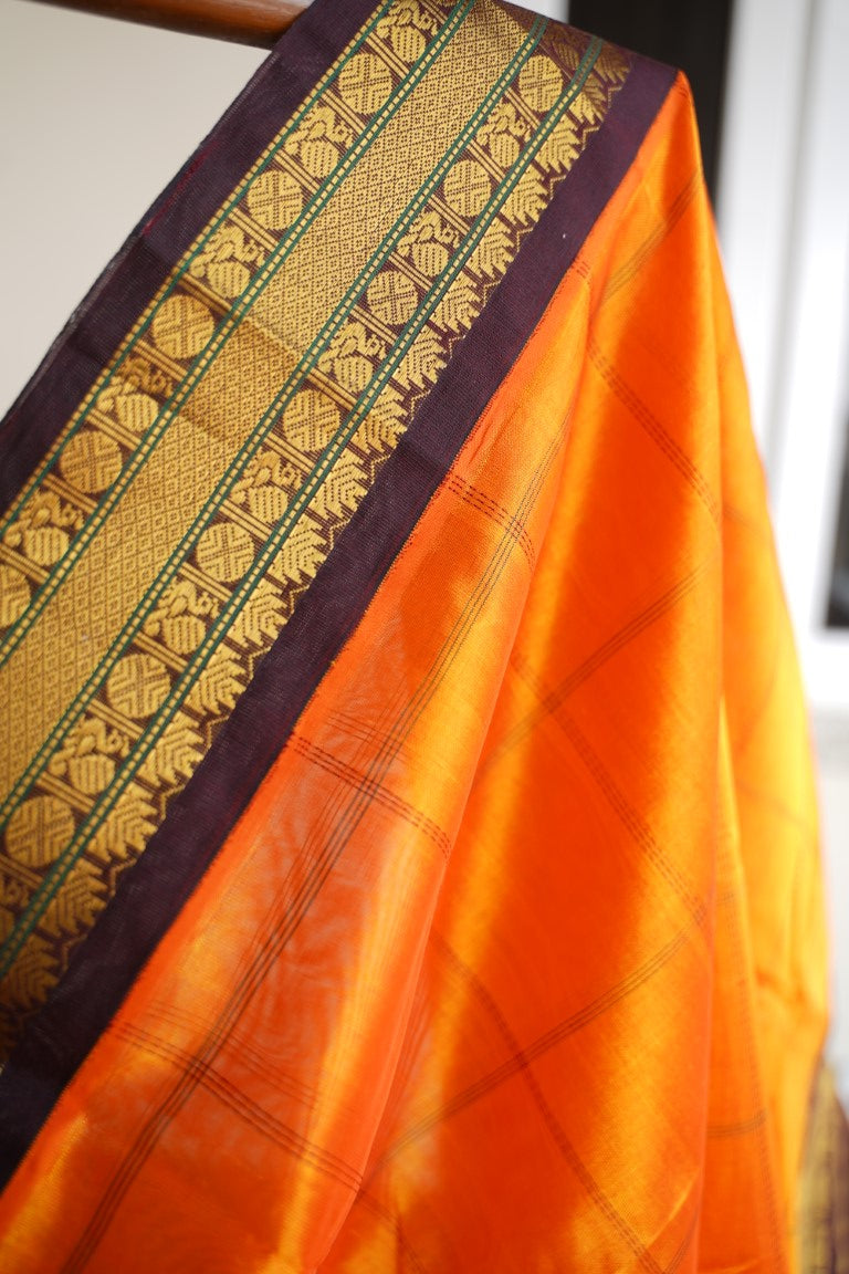 Kanchi Handloom Silk Cotton Saree PC13644