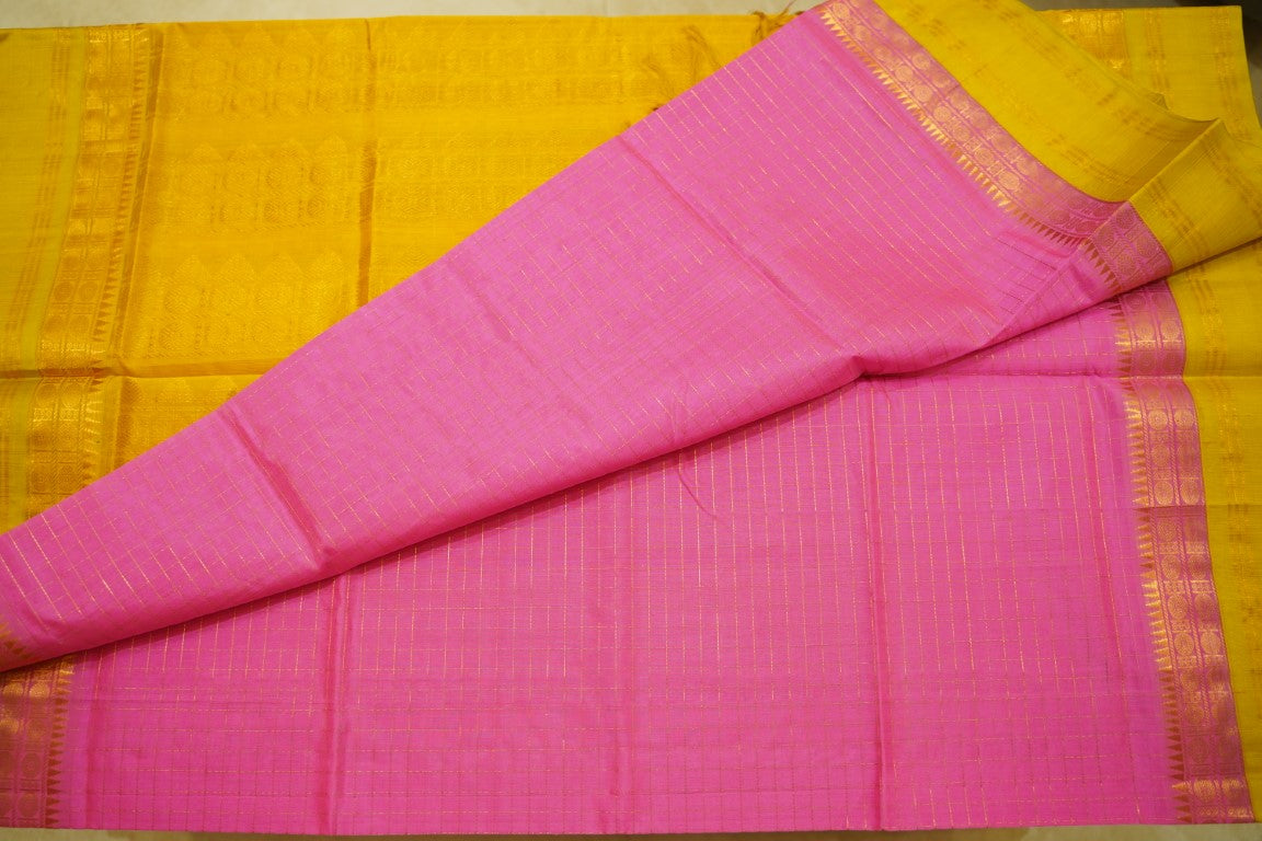 Kanchi Handloom Silk Cotton Saree PC13684