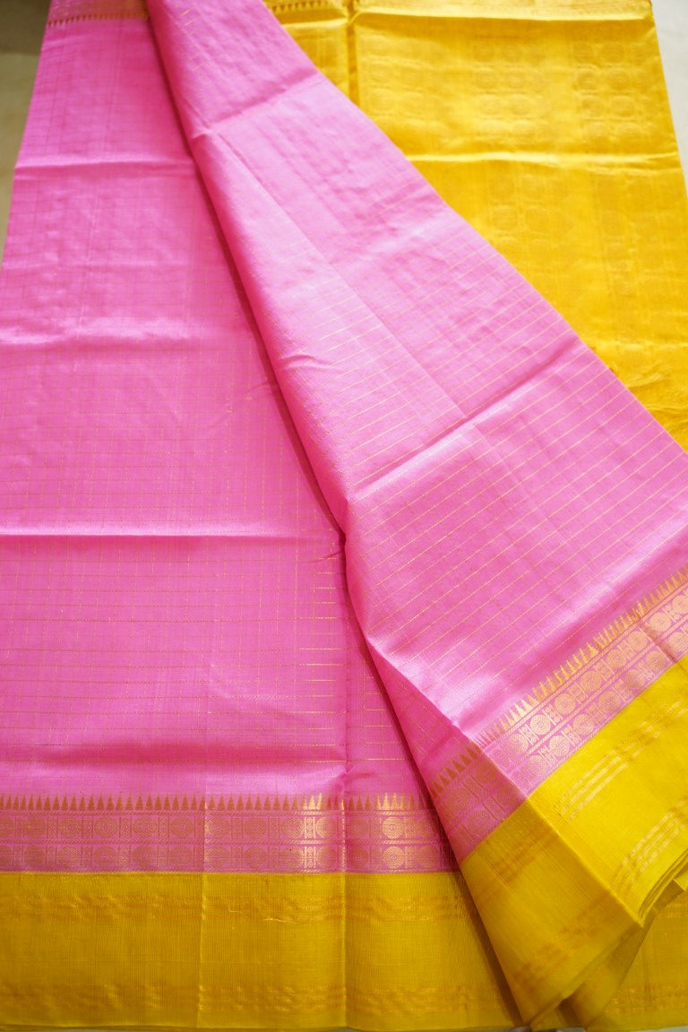 Kanchi Handloom Silk Cotton Saree PC13684