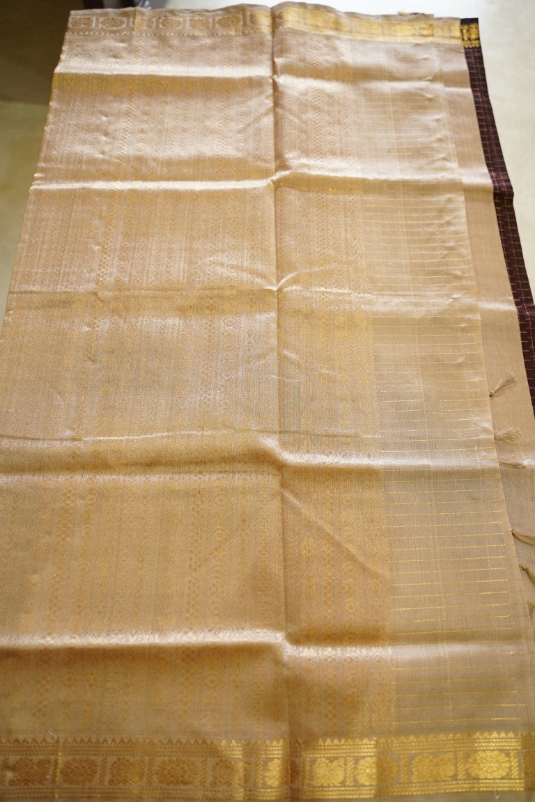 Kanchi Handloom Silk Cotton Saree PC13676