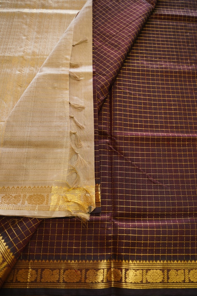 Kanchi Handloom Silk Cotton Saree PC13676