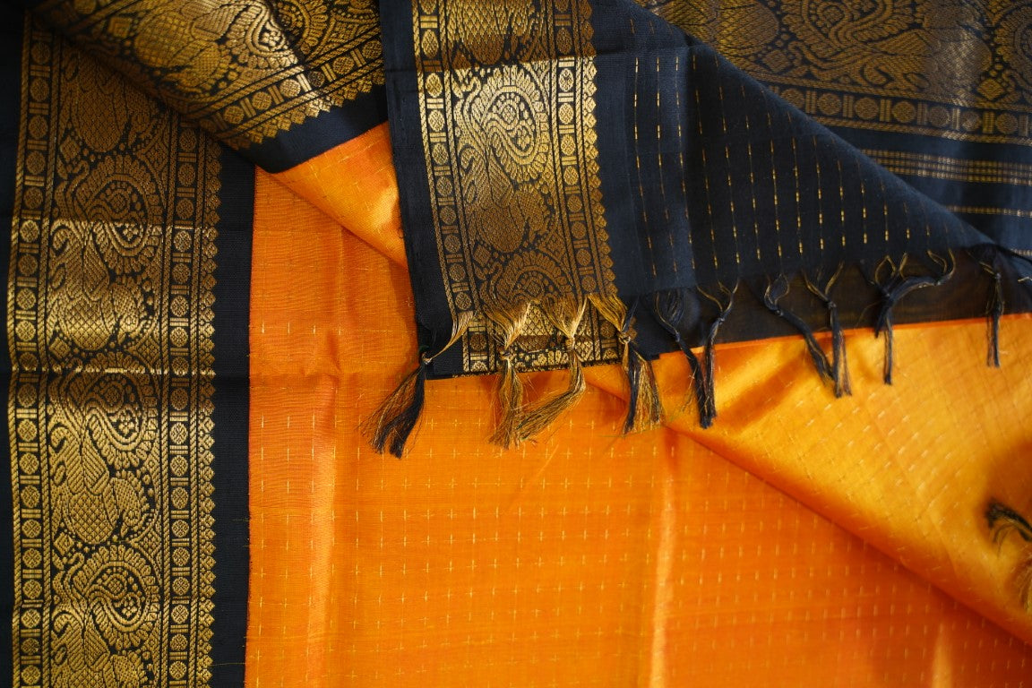 Kanchi Handloom Silk Cotton Saree PC13650