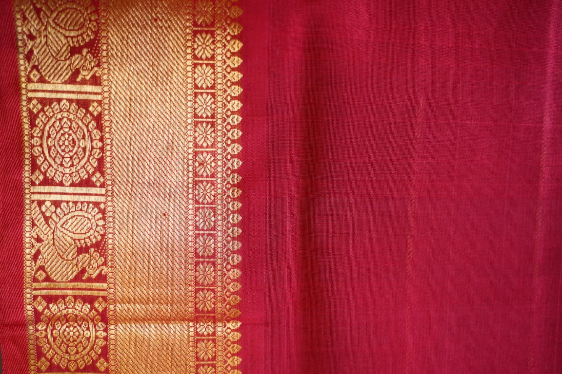 Kanchi Handloom Silk Cotton Saree PC13641