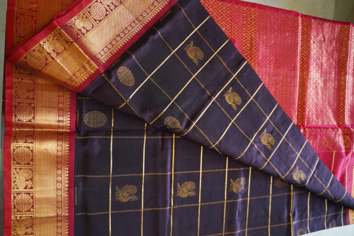 Kanchi Handloom Silk Cotton Saree PC13641