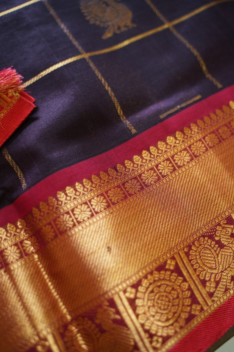 Kanchi Handloom Silk Cotton Saree PC13641