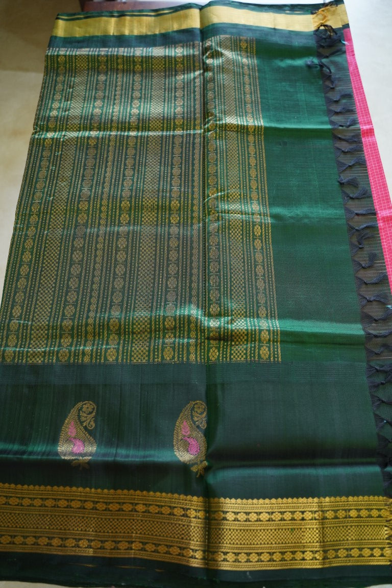 Kanchi Handloom Silk Cotton Saree PC13669