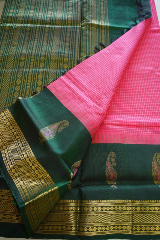 Kanchi Handloom Silk Cotton Saree PC13677