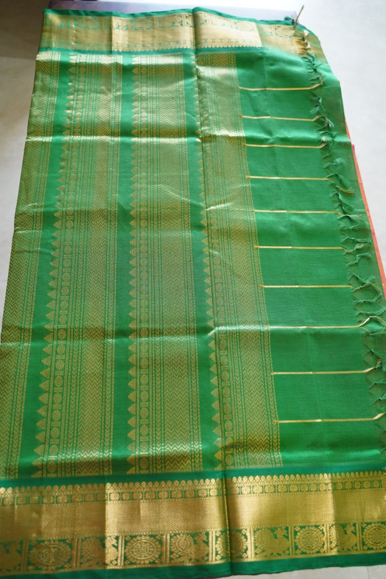 Kanchi Handloom Silk Cotton Saree PC13647