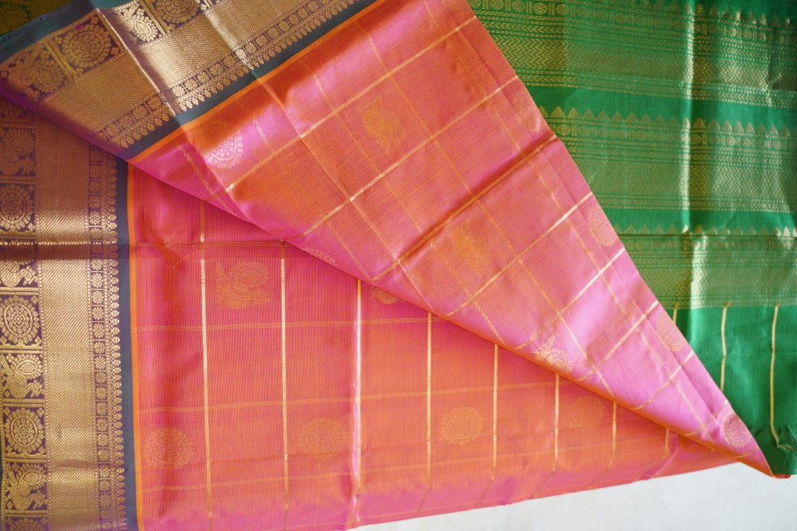 Kanchi Handloom Silk Cotton Saree PC13647