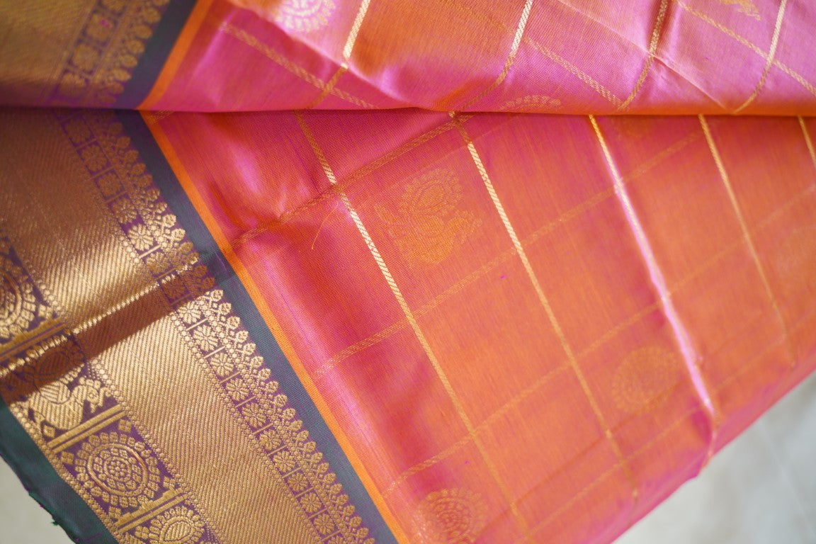 Kanchi Handloom Silk Cotton Saree PC13647