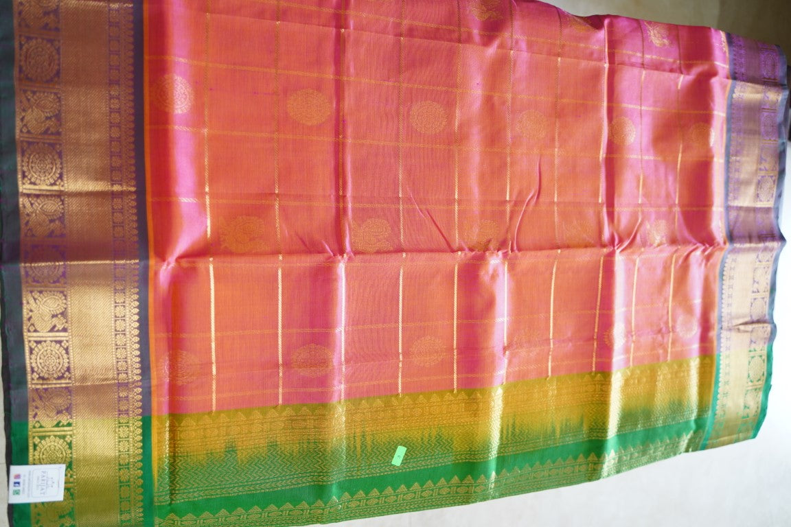 Kanchi Handloom Silk Cotton Saree PC13647