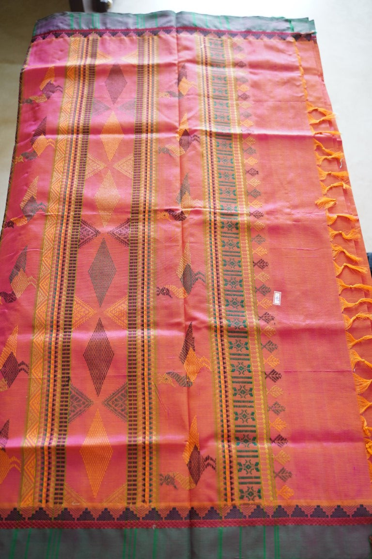 Kanchi Handloom Silk Cotton Saree PC13652