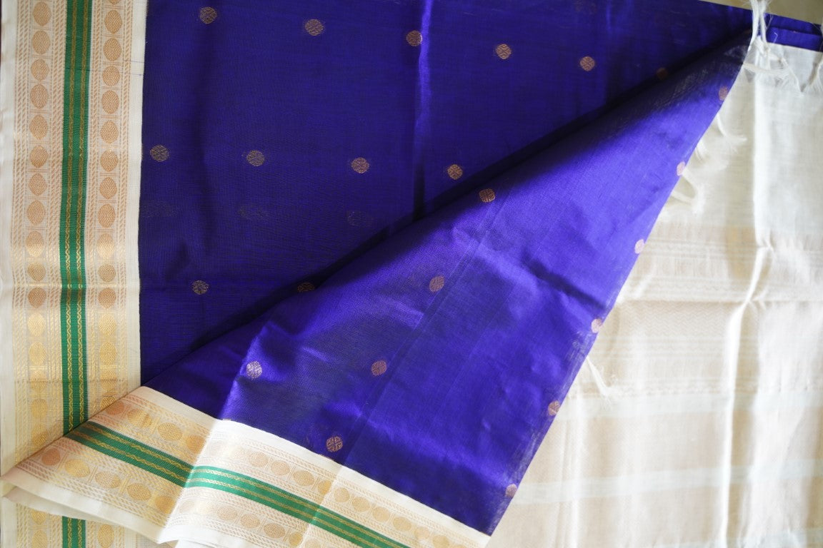 Kanchi Handloom Silk Cotton Saree PC13664