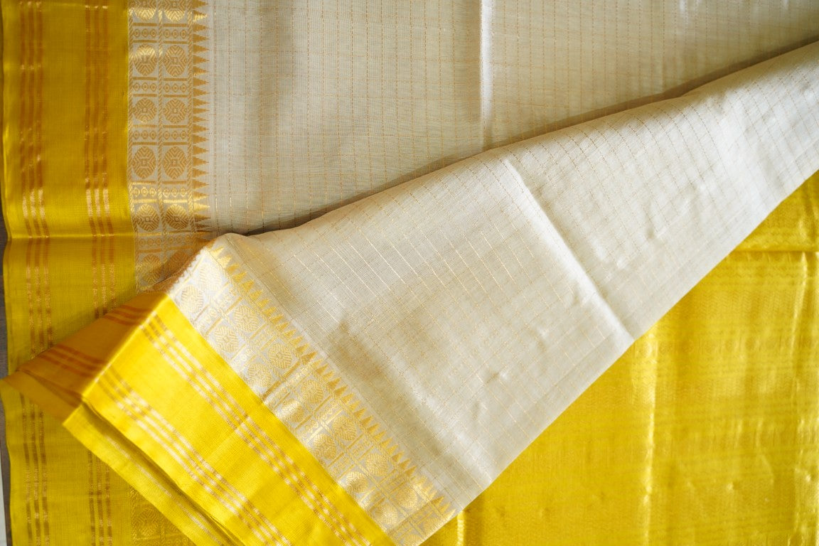 Kanchi Handloom Silk Cotton Saree PC13666