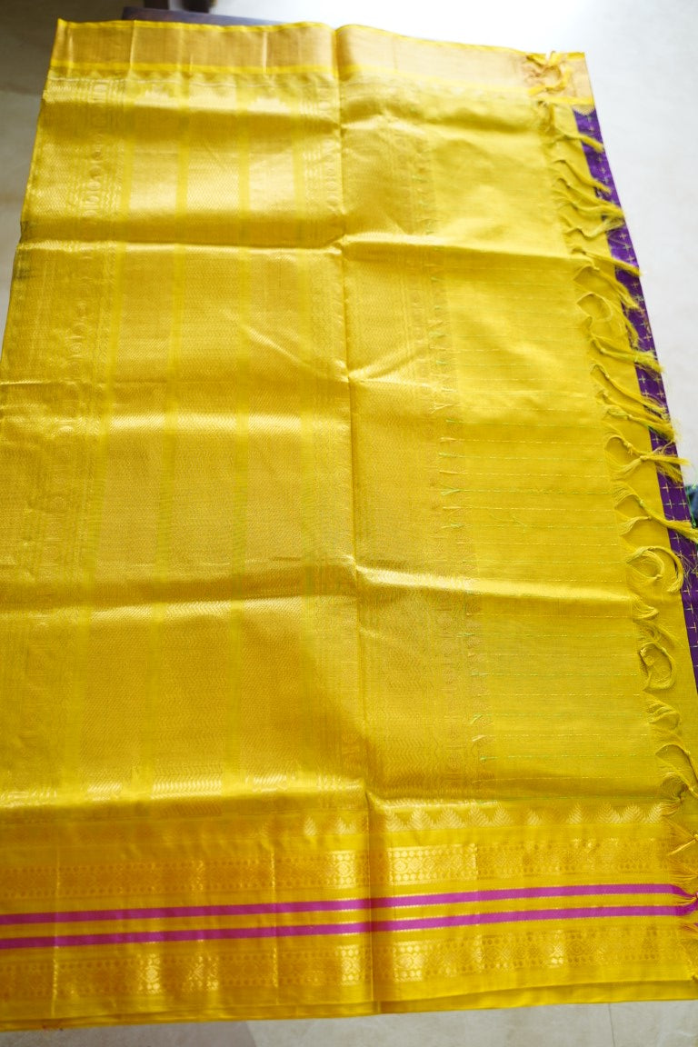 Kanchi Handloom Silk Cotton Saree PC13668