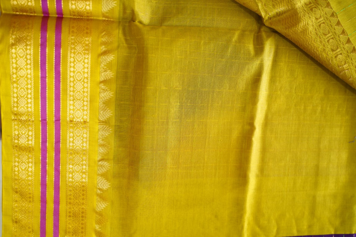 Kanchi Handloom Silk Cotton Saree PC13668