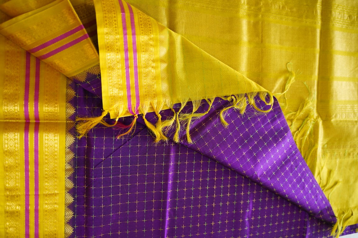 Kanchi Handloom Silk Cotton Saree PC13668