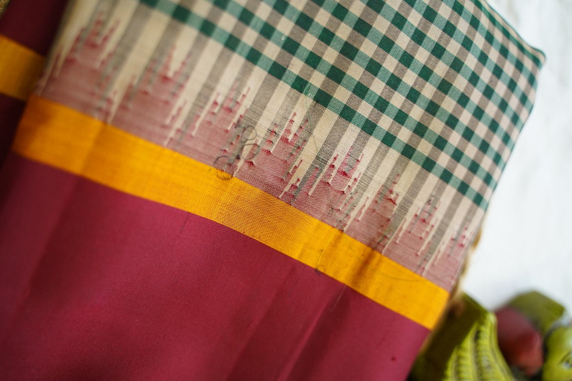 Gadwal Silk Cotton Saree PC13624