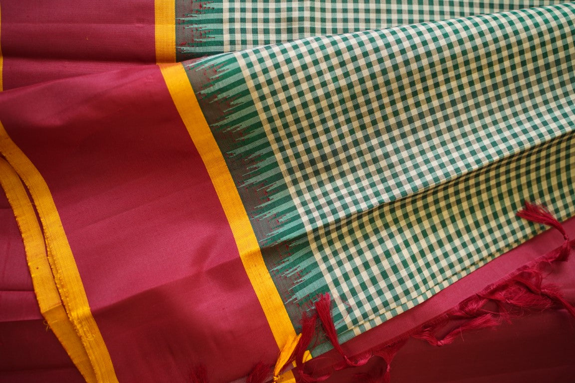 Gadwal Silk Cotton Saree PC13624