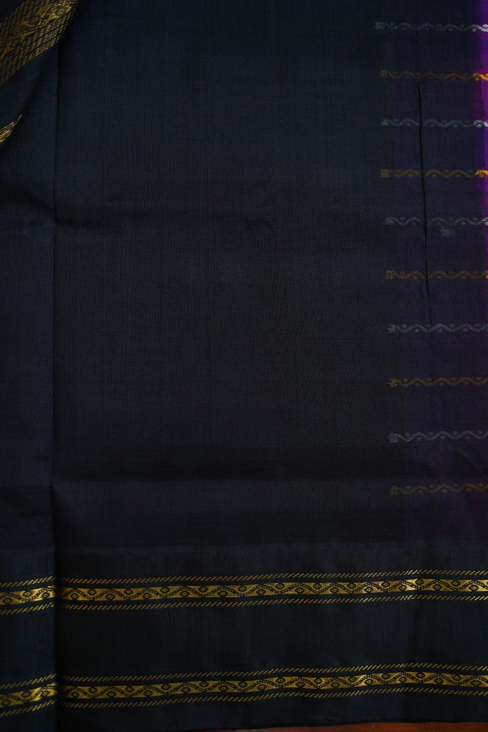 Purple Veldhari Kanchi Silk Cotton Saree PC10735