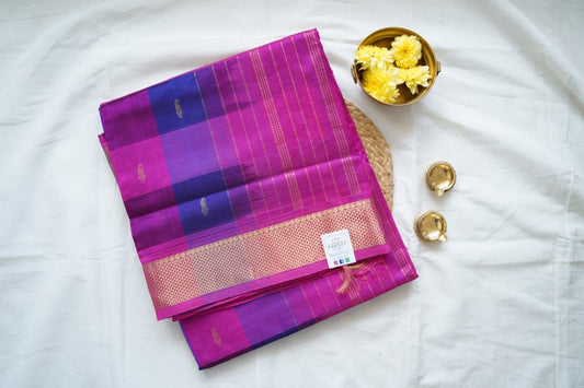 10 Yards  Kanchi Handloom Silk Cotton Saree PC13706