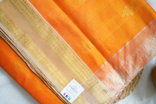 10 Yards  Kanchi Handloom Silk Cotton Saree PC13714