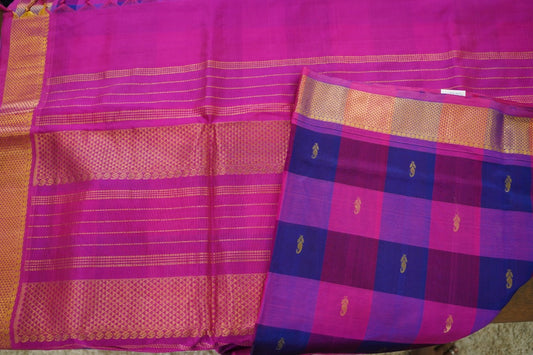 10 Yards  Kanchi Handloom Silk Cotton Saree PC13706