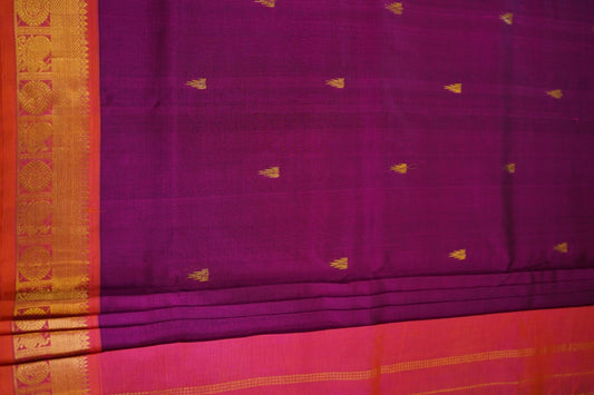 10 Yards  Kanchi Handloom Silk Cotton Saree PC13711