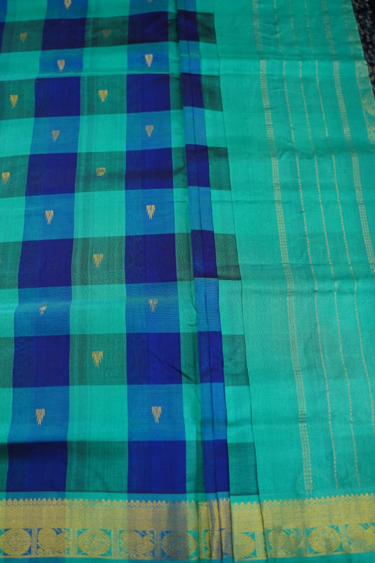 10 Yards  Kanchi Handloom Silk Cotton Saree PC13702