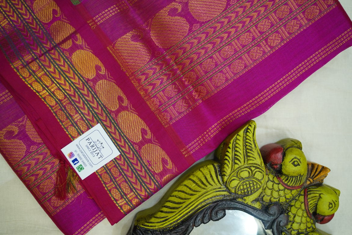 Kanchi Handloom Silk Cotton Saree PC13741