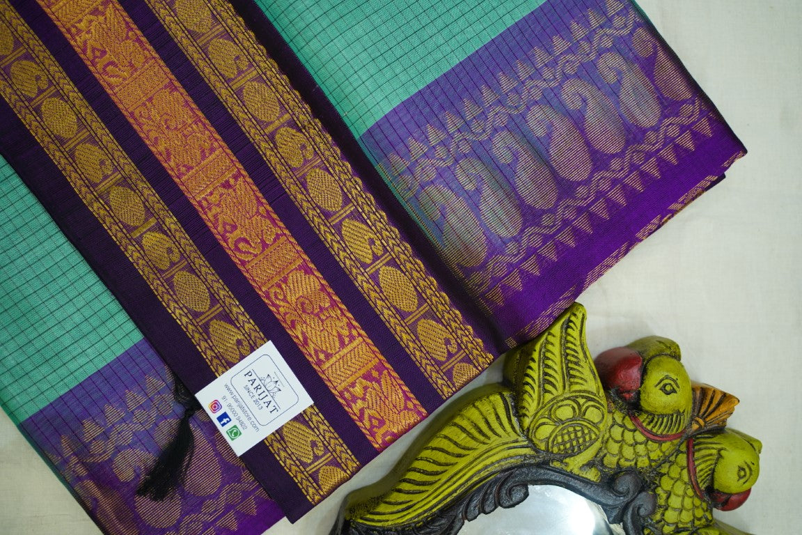 Kanchi Handloom Silk Cotton Saree PC13747