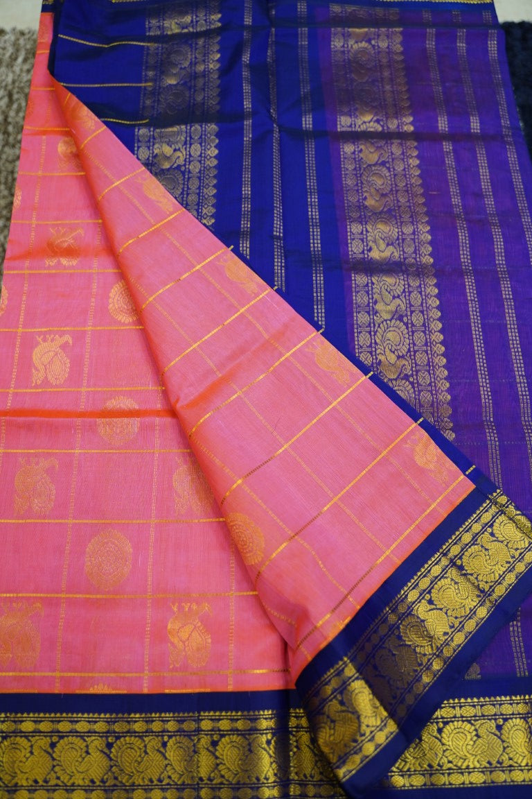 Kanchi Handloom Silk Cotton Saree PC13755