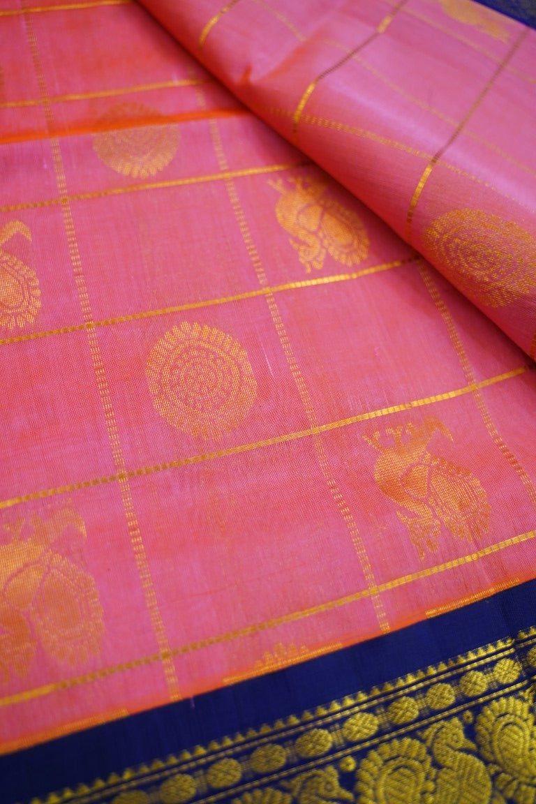 Kanchi Handloom Silk Cotton Saree PC13755