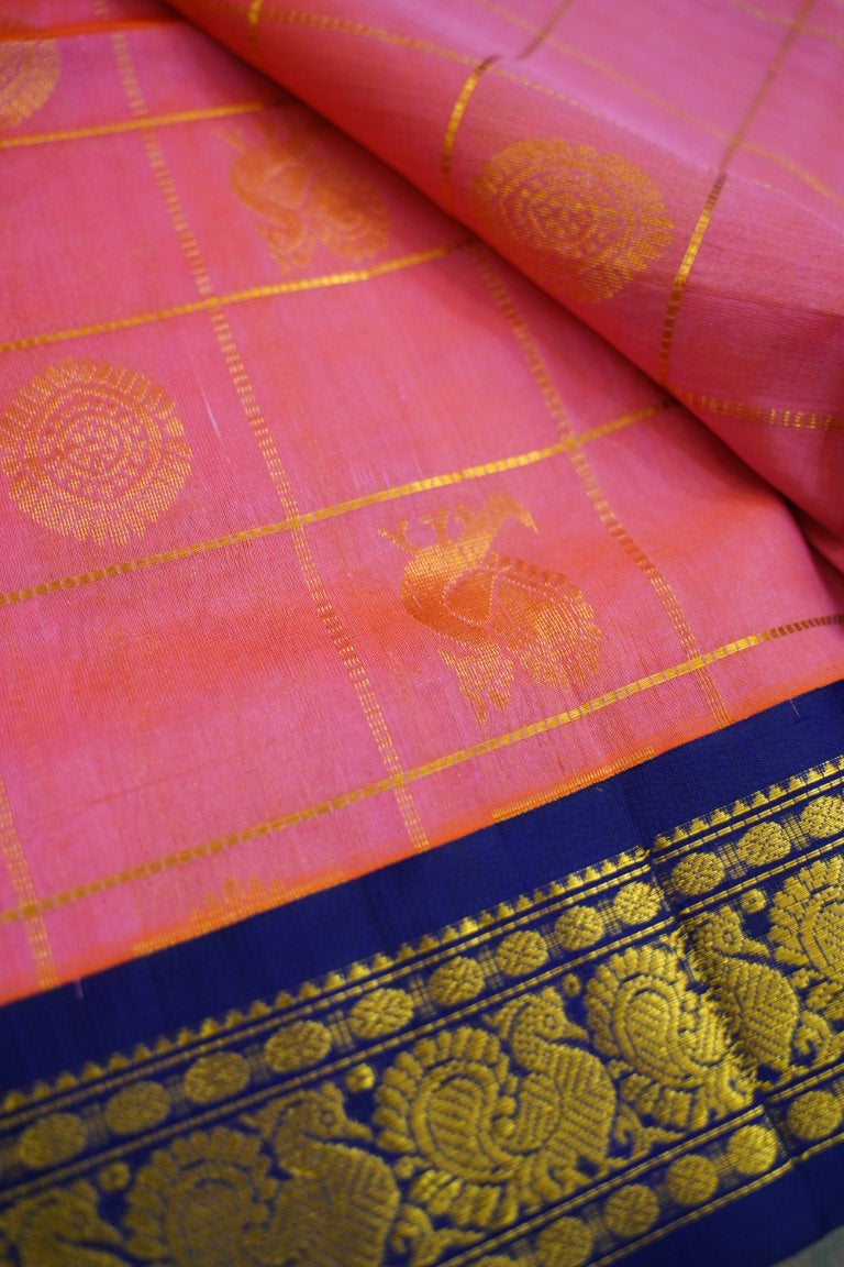 Kanchi Handloom Silk Cotton Saree PC13755