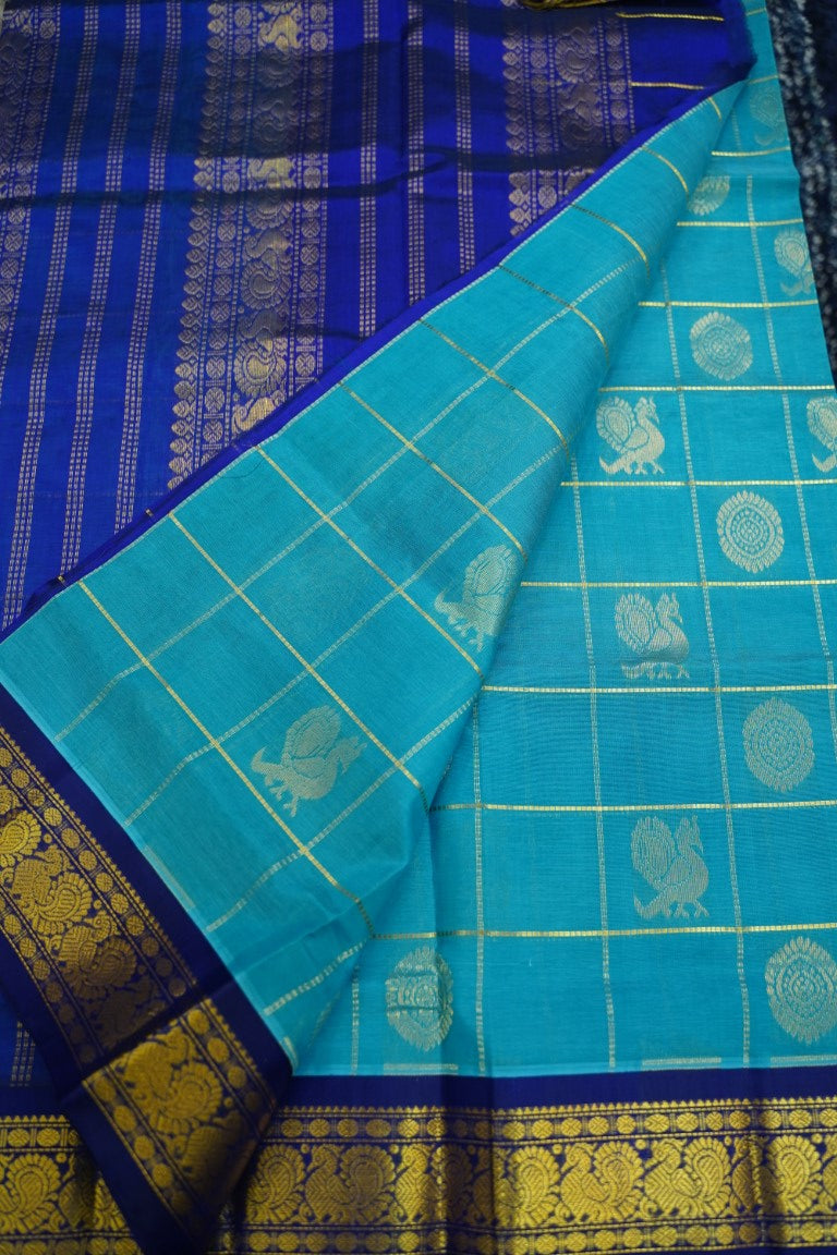 Kanchi Handloom Silk Cotton Saree PC13756