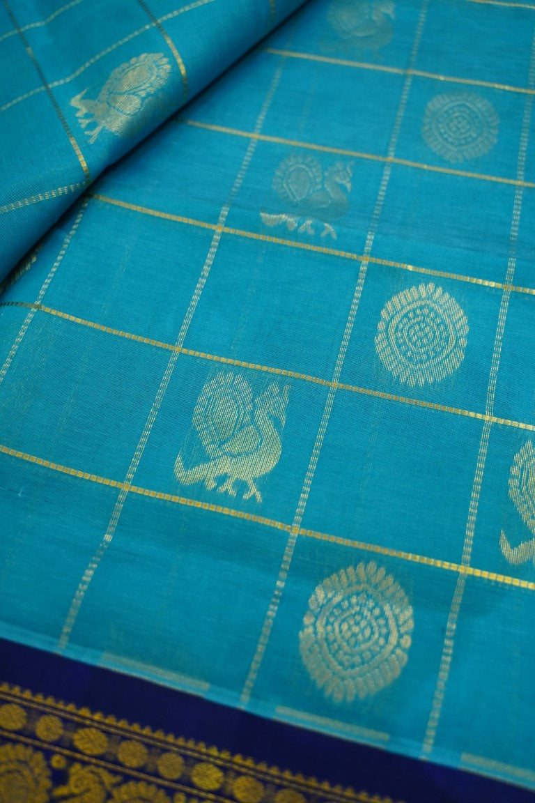 Kanchi Handloom Silk Cotton Saree PC13756